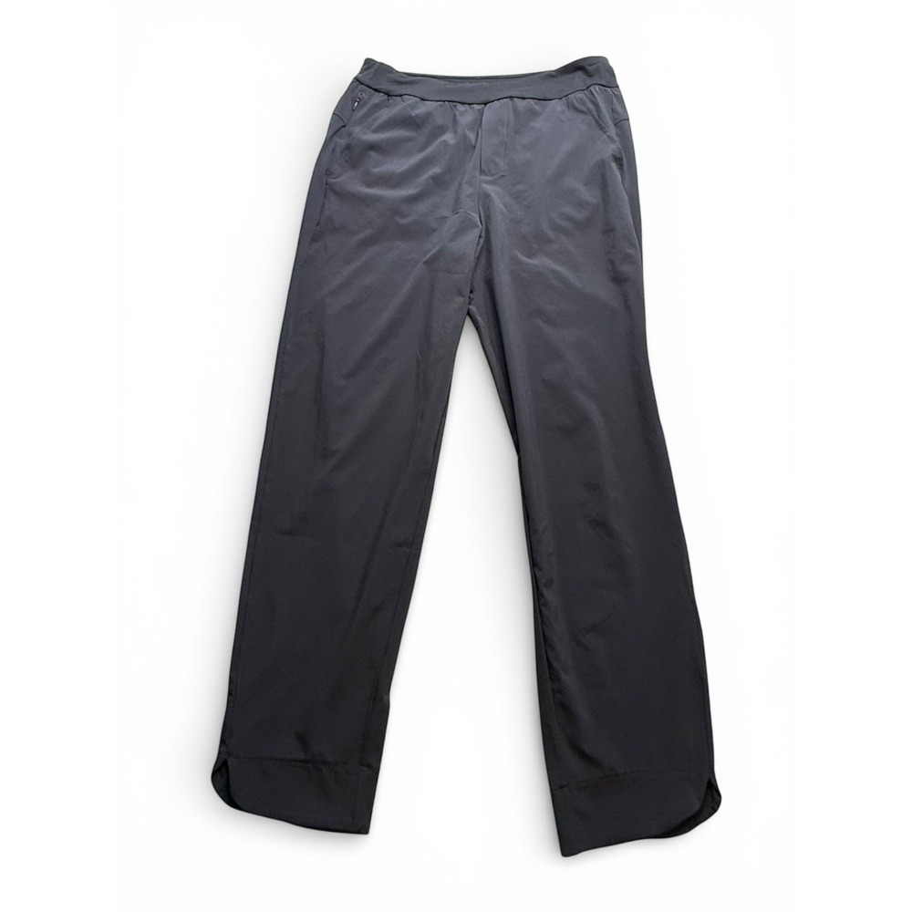 Zella Womens Athletic Pants Size Medium Blue Pull‎ On Slim Leg Stretch Yoga